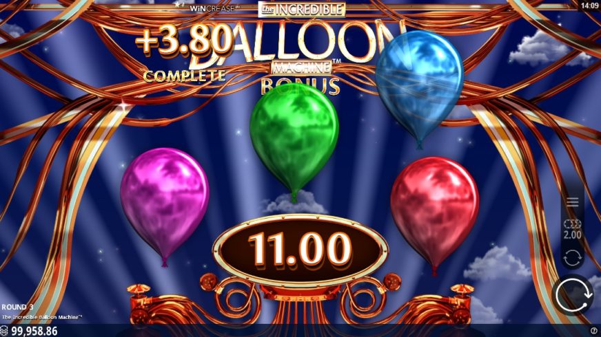 Incredible Balloon Machine slot screen 7