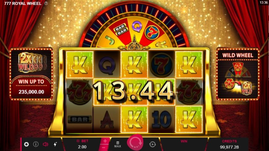 777 Royal Wheel slot screen 3