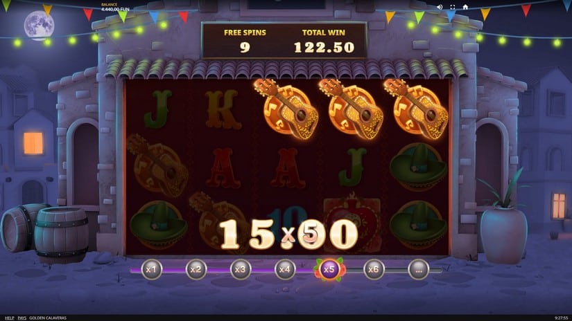 Golden Calaveras slot screen 5