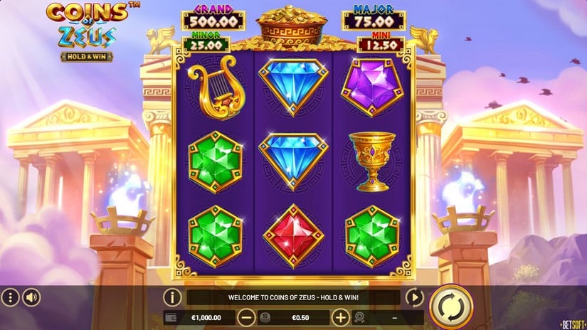 Coins of Zeus – Hold & Win slot screen 1