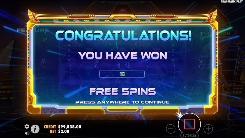 Rise of Pyramids slot screen 3