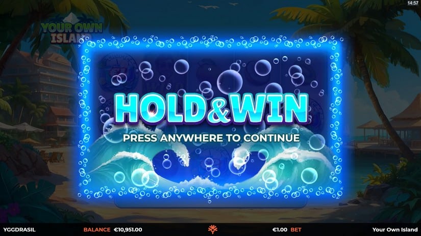 Your Own Island slot screen 3