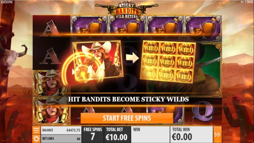 Sticky Bandits: Wild Return slot screen 4