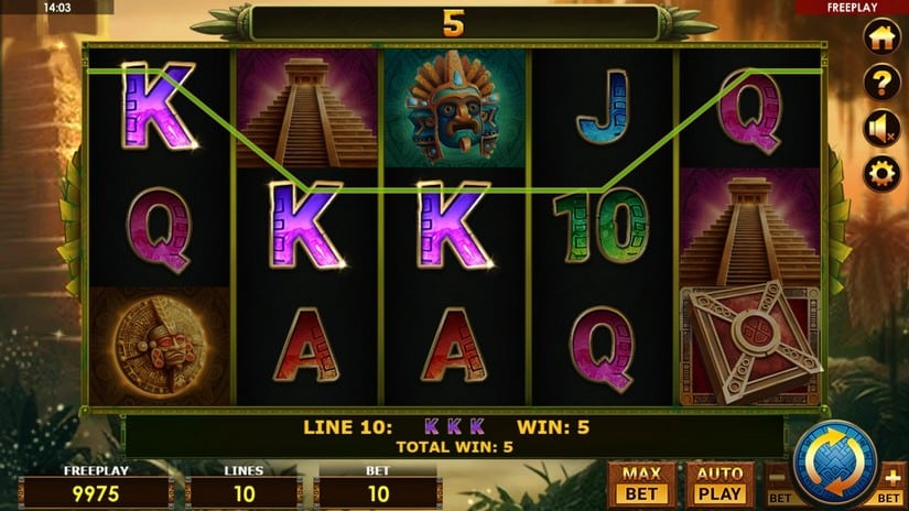 Book of Montezuma slot screen 2