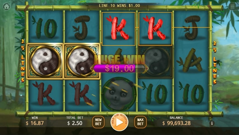 Panda Family slot screen 3