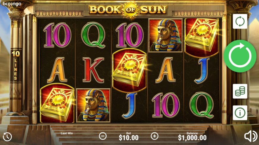 Book of Sun slot screen 2