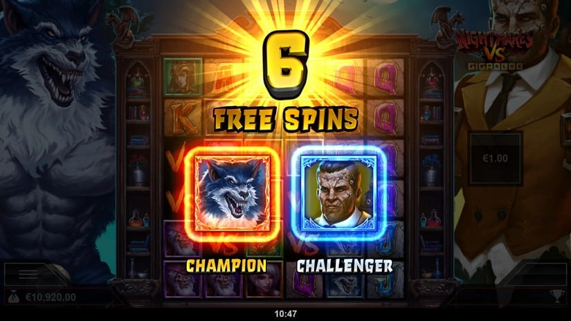 Nightmares VS GigaBlox slot screen 4