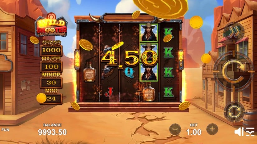 Wild Shooter slot screen 3
