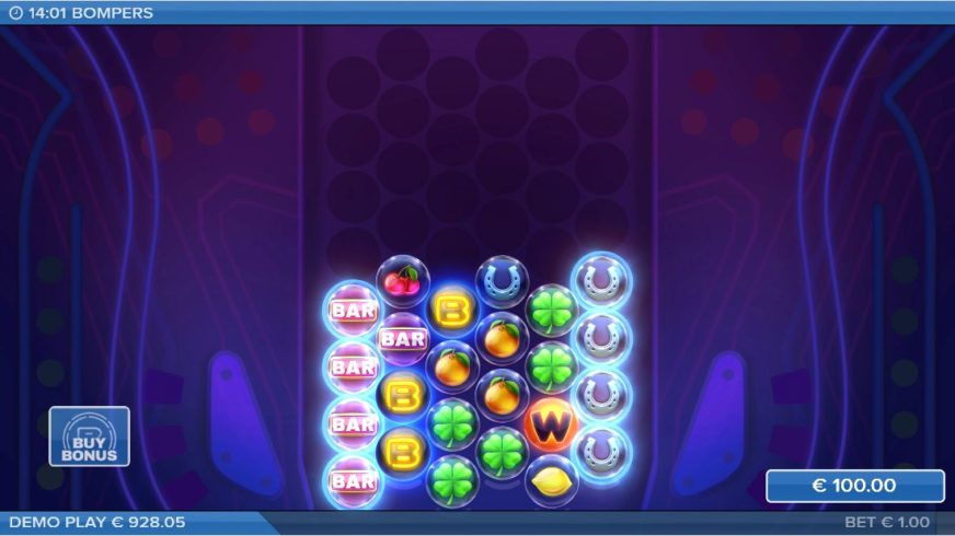 Bompers slot screen 2