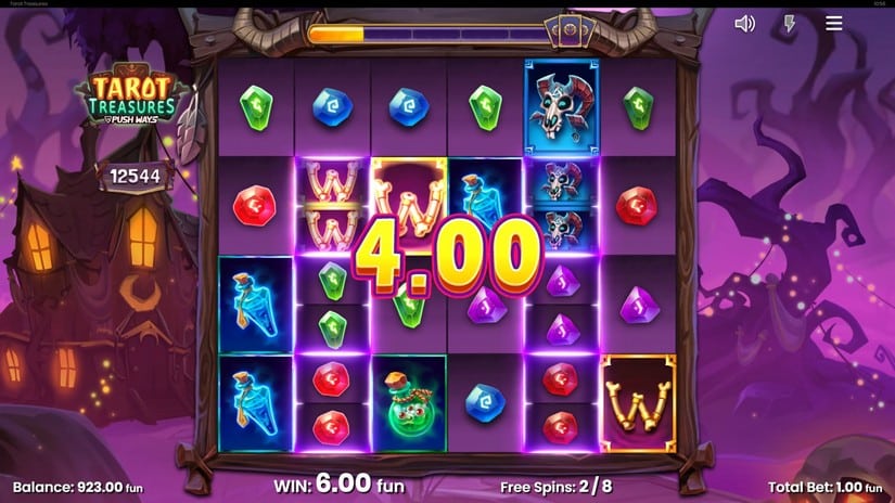 Tarot Treasures slot screen 4