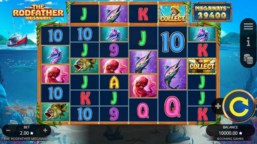 The Rodfather Megaways slot screen 1