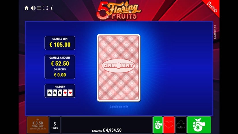 5 Flaring Fruits slot screen 3
