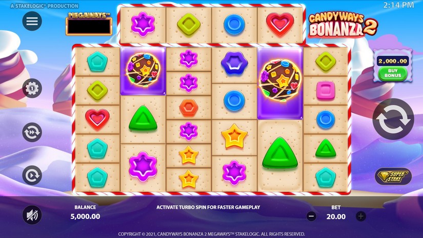 Candyways Bonanza 2 Megaways slot screen 1