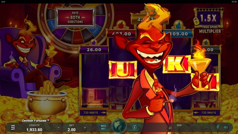Devilish Fortunes slot screen 3