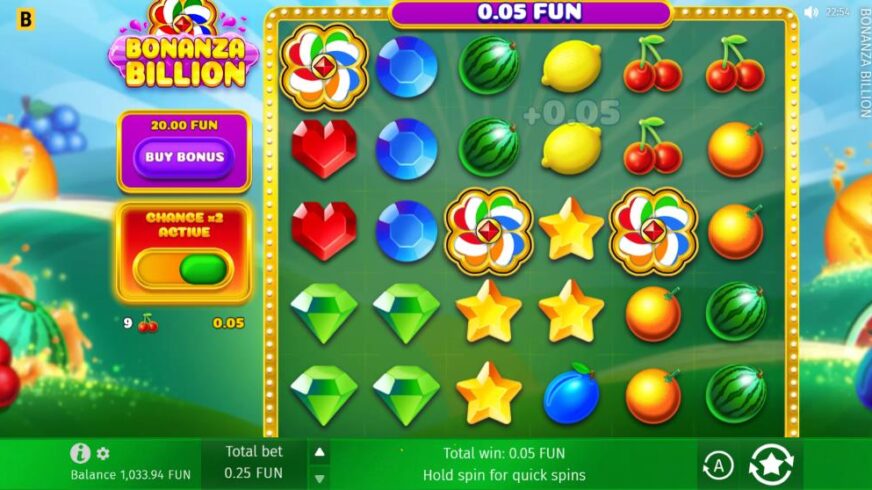 Bonanza Billion slot screen 5