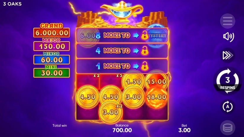 Coin Lamp slot screen 4