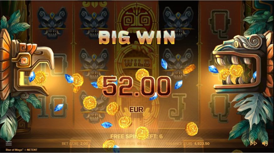 Rise of Maya slot screen 6