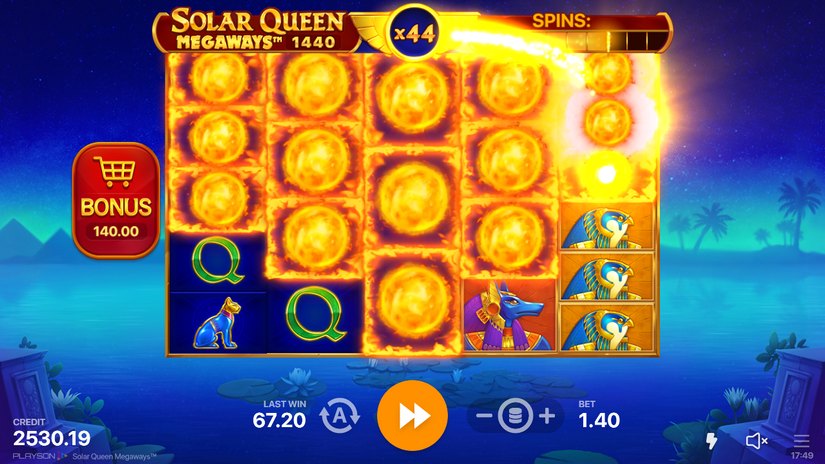 Solar Queen Megaways slot screen 7