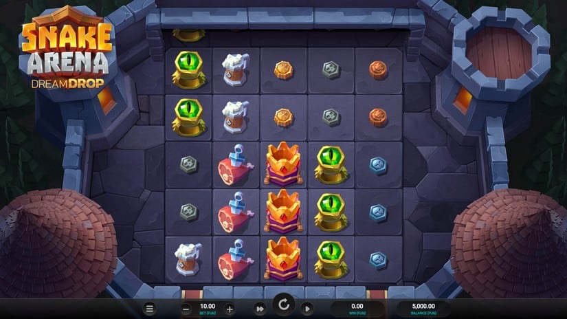Snake Arena Dream Drop slot screen 1