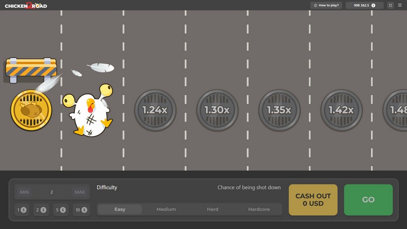 Chicken Road 2.0 slot screen 2