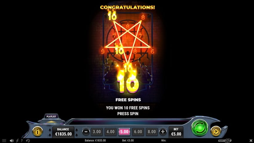 Mötley Crüe slot screen 5