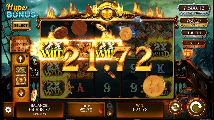 Caribbean Anne slot screen 3