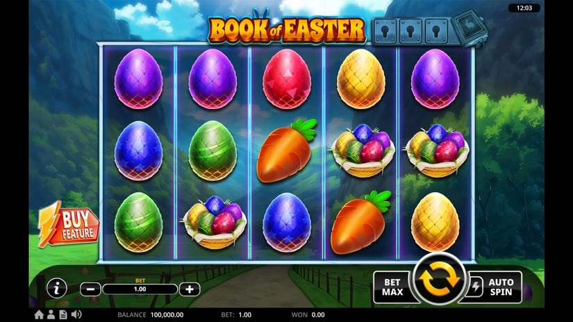 Book of Easter slot screen 1
