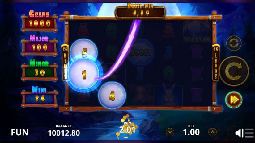 Wolf’s Moon slot screen 4