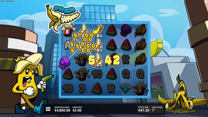 FRKN Bananas slot screen 2