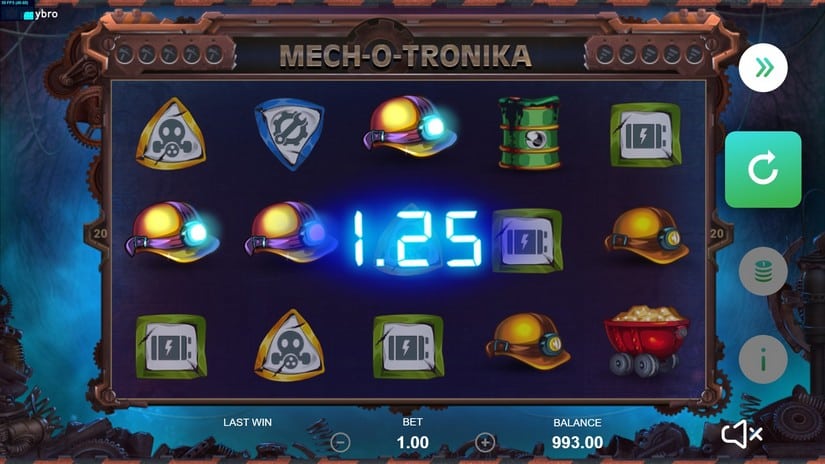 Mech-o-tronika slot screen 2