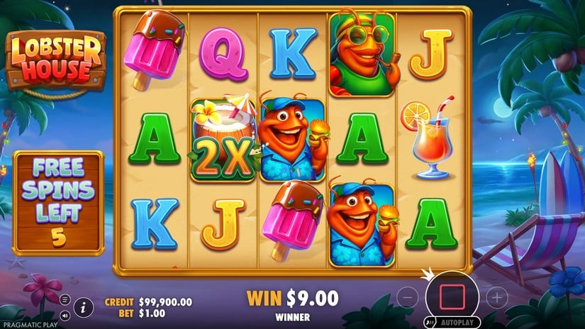 Lobster House slot screen 5