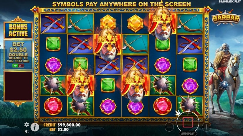 Barbar slot screen 2