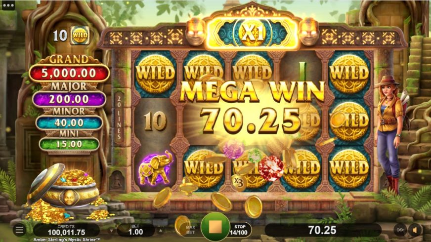 Amber Sterlings Mystic Shrine slot screen 5