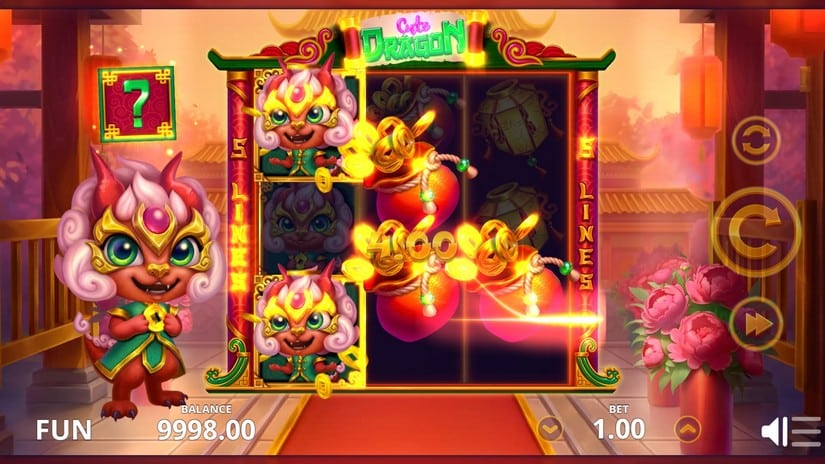 Cute Dragon slot screen 4