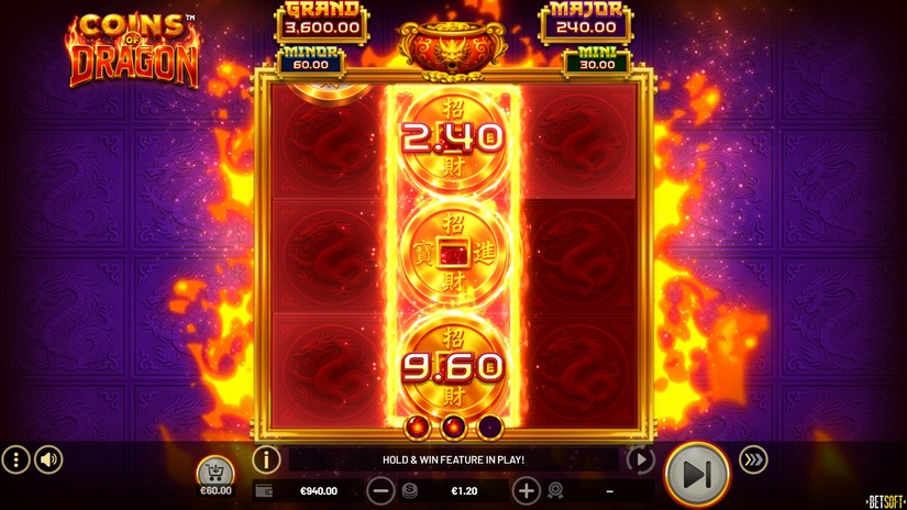 Coins of Dragon – Hold & Win slot screen 4