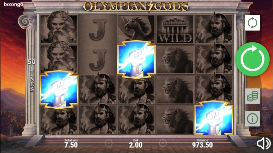 Olympian Gods slot screen 3