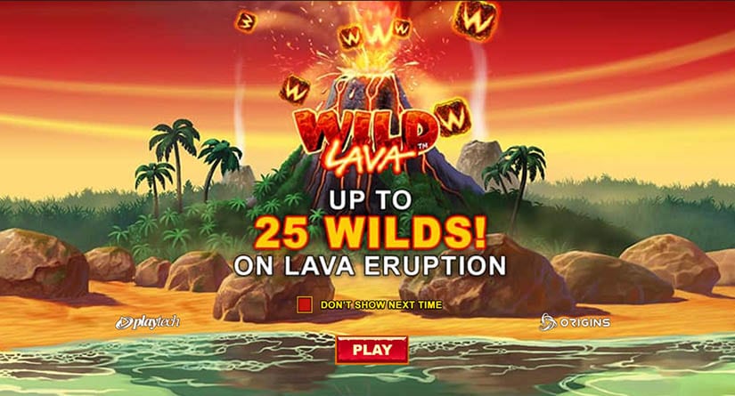 Wild Lava slot screen 1