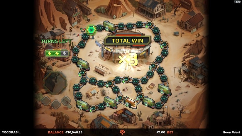 Neon West slot screen 4