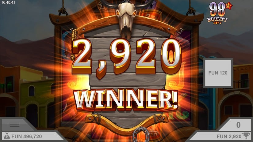 Bounty 98 Hot 1 slot screen 7