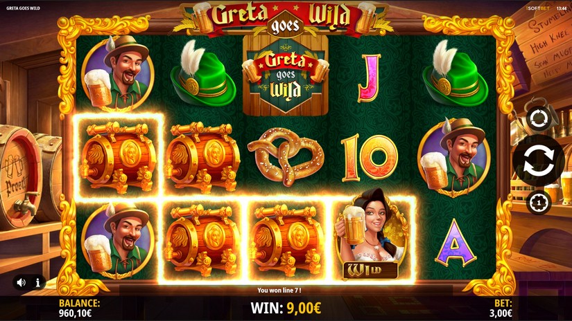Greta Goes Wild slot screen 3