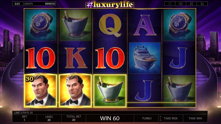 #Luxurylife slot screen 3