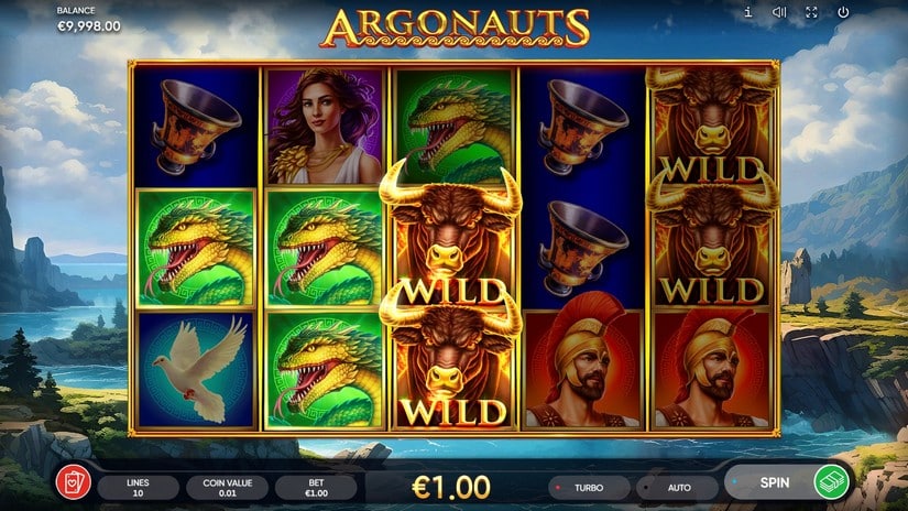 Argonauts slot screen 2