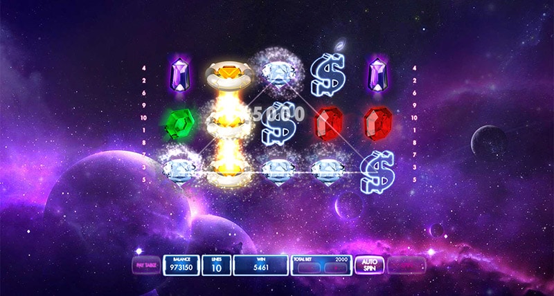 Mega Stellar slot screen 2