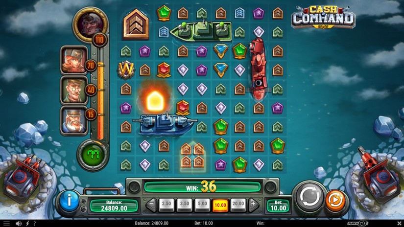 Cash of Command slot screen 5