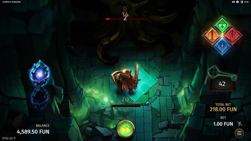 Eldritch Dungeon slot screen 8