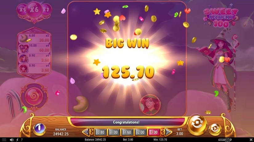 Sweet Alchemy 100 slot screen 4