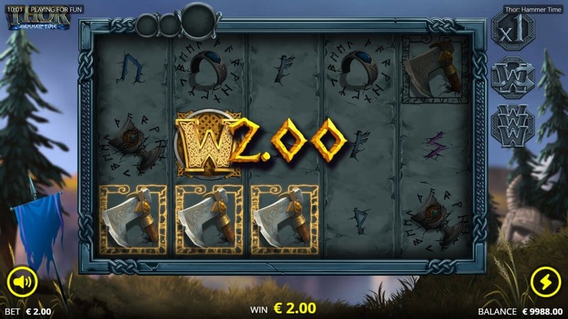 Thor Hammer Time slot screen 2