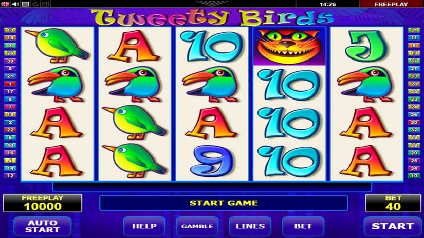 Tweety Birds slot screen 1
