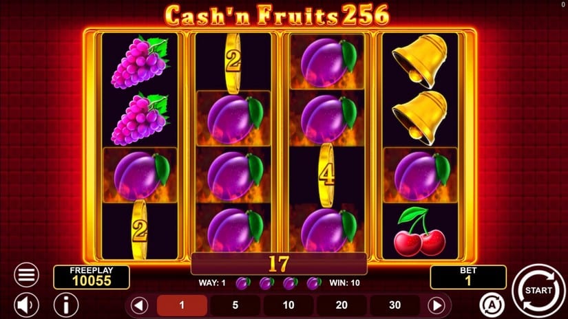 Cash’n Fruits 256 slot screen 5