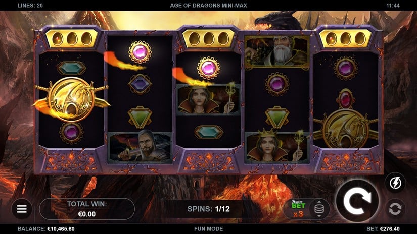 Age of Dragons Mini Max slot screen 4